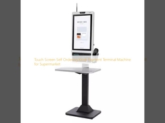 सुपरमार्केट के लिए टच स्क्रीन सेल्फ ऑर्डरिंग कियोस्क पेमेंट टर्मिनल मशीन