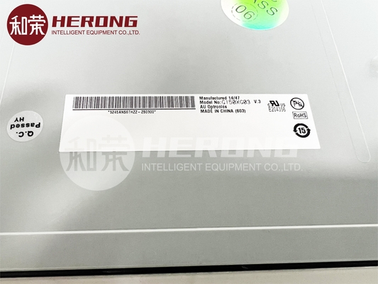 एटीएम मशीन डिस्प्ले पार्ट्स 15 इंच डिस्प्ले पैनल एलसीडी Auo 15 G150XG03