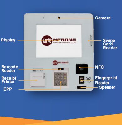 कैशलेस कियोस्क-K06W उपयोगकर्ता के अनुकूल उच्च बुद्धिमान