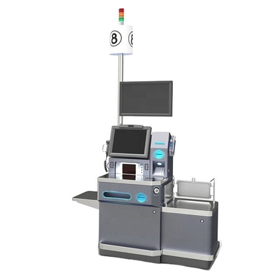 स्वनिर्धारित सुपरमार्केट सेल्फ सर्विस पीओएस कियॉस्क कैशियर मशीन 12V