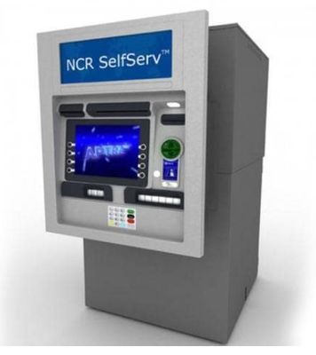 Self-Serv NCR 6634 Walk-Up Through-The-Wall Full-Function Whole ATM Machine